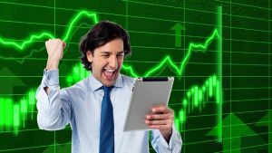 man happy with his securities investment